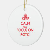 Rotcの平静そして焦点を保って下さい セラミックオーナメント (左)