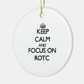 Rotcの平静そして焦点を保って下さい セラミックオーナメント (左)