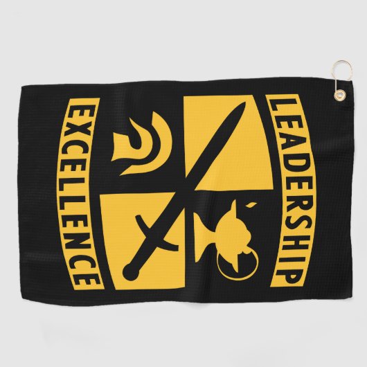 ROTC予備役将校訓練隊軍隊 ゴルフタオル (横)