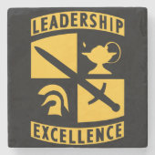 ROTC予備役将校訓練隊軍隊 ストーンコースター (正面)