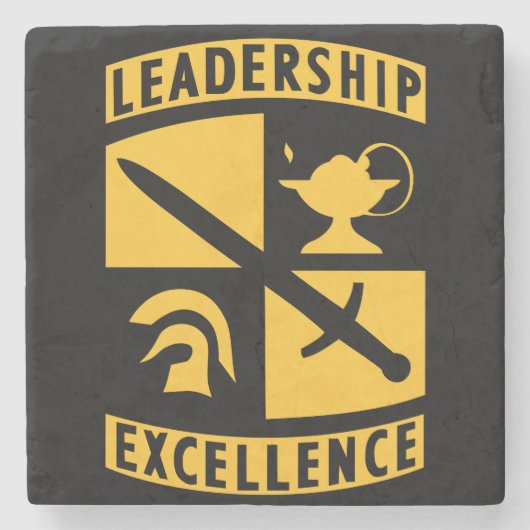 ROTC予備役将校訓練隊軍隊 ストーンコースター (正面)