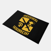 ROTC予備役将校訓練隊軍隊 ドアマット (アングル)