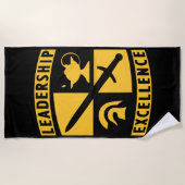 ROTC予備役将校訓練隊軍隊 ビーチタオル (正面)