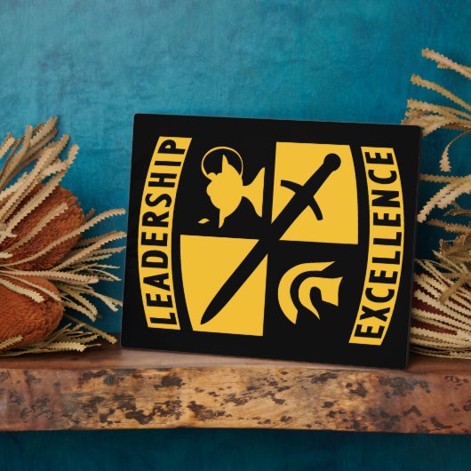 ROTC予備役将校訓練隊軍隊 フォトプラーク (側面)