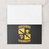 ROTC予備役将校訓練隊軍隊 プレイスカード (外部開封)