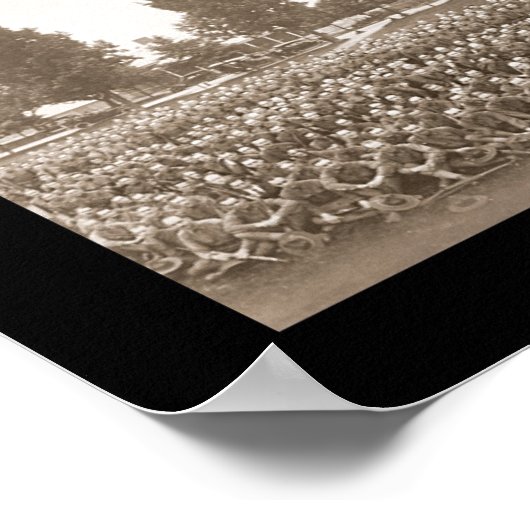 ROTC Fort Myer WWI写真1917 ポスター (角)