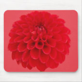 rote Dahlie マウスパッド (正面)