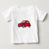 Rote Ente (2CV) ベビーTシャツ (正面)
