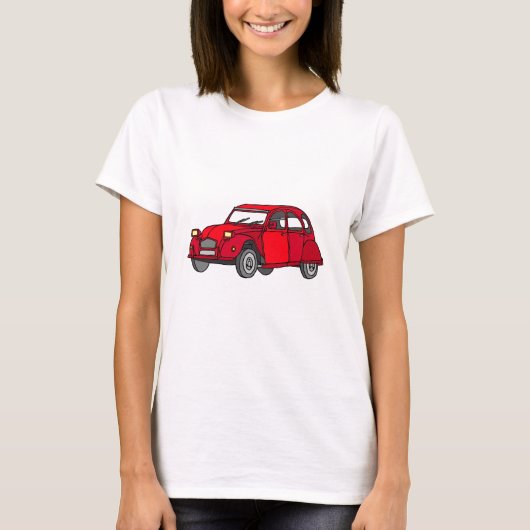 Rote Ente (2CV) Tシャツ (正面)