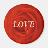 Rote Rose der Liebe マグネット (正面)