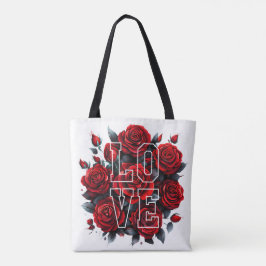 Rote Rosen - LOVE トートバッグ