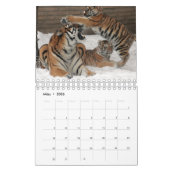 Rote Tiger als Kalender カレンダー (3月 2026)