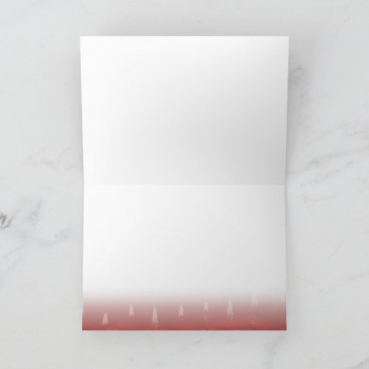 Rote Weihnachtsstimmung シーズンカード (内部)