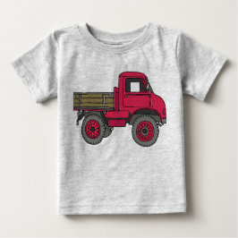 Roter Lastwagen ベビーTシャツ