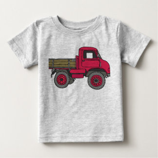 Roter Lastwagen ベビーTシャツ