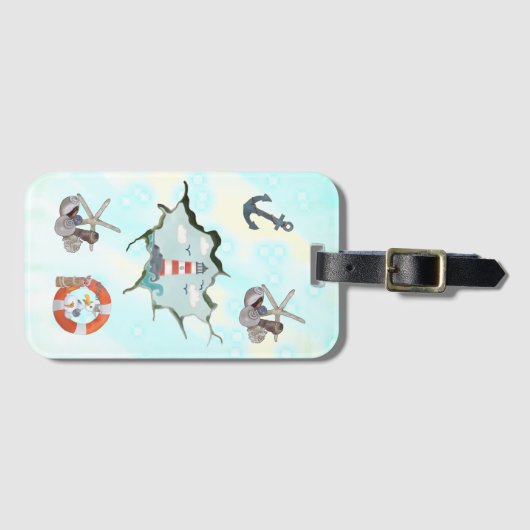 Roter Leuchtturm ラゲッジタグ (正面横)