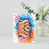 Roter Panda cute ポストカード (スタンド正面)