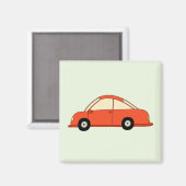 Roter Sportwagen マグネット (正面/裏面)