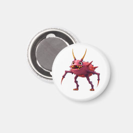 Rotes TickToc Monster - マグネット
