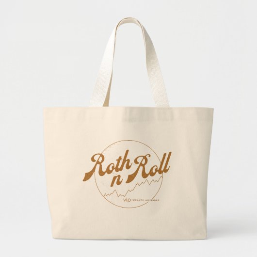 Roth n Roll ラージトートバッグ (正面)
