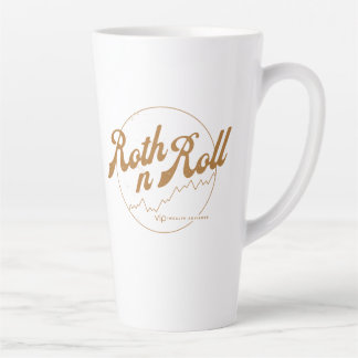 Roth n Roll ワールドツアーTシャツ - ファイナンス・ユーモア カフェラテマグ