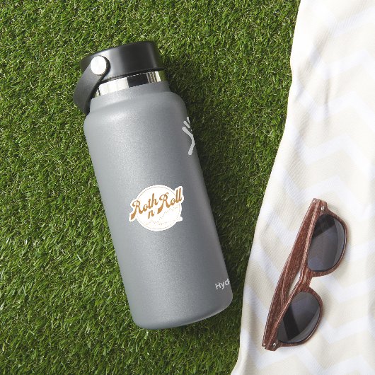 Roth n Roll – Finance Humor シール (HydroFlaskインサイチュ)