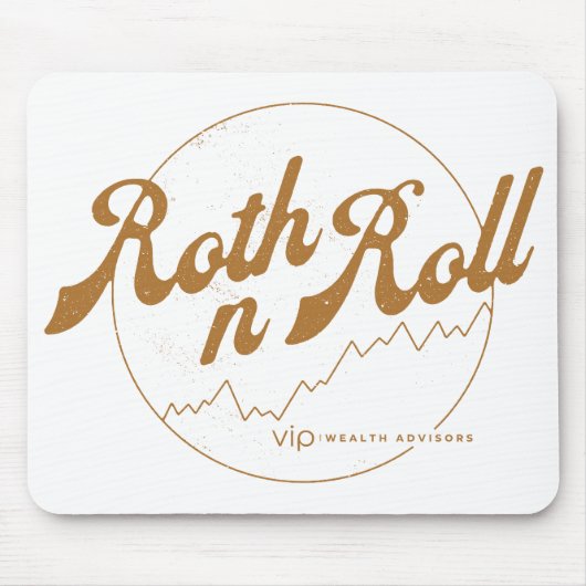 Roth n Roll Finance Humor Mouse Pad マウスパッド (正面)