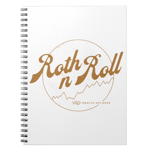Roth n Roll Finance Humor Notebook ノートブック (正面)