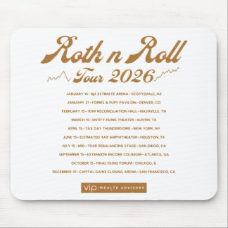 Roth n Roll World コンサートツアーマウスパッド マウスパッド