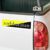 Rothbardian バンパーステッカー (トラック上)