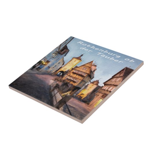 Rothenburgのobのder Tauber タイル (側面)