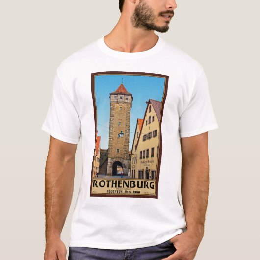 Rothenburg od Tauber - Rödertor Tシャツ (正面)