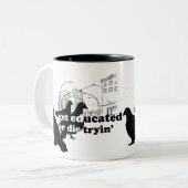 Rothenhagenは"得ます教育がある" ツートーンマグカップ (正面左)