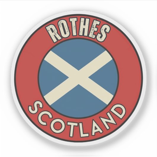 Rothes, Scotland シール (正面)
