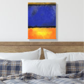 RothkoまたはPollock v1不明 キャンバスプリント (インサイチュ (寝室))