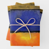 RothkoまたはPollock v1不明 ラッピングペーパーシート (インサイチュ)