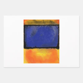 RothkoまたはPollock v1不明 ラッピングペーパーシート