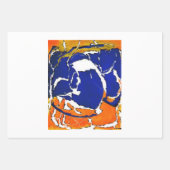 RothkoまたはPollock v4不明 ラッピングペーパーシート (正面3)