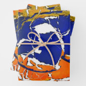 RothkoまたはPollock v4不明 ラッピングペーパーシート (インサイチュ)