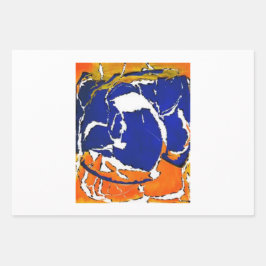 RothkoまたはPollock v4不明 ラッピングペーパーシート