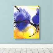 RothkoまたはPollock v8不明 キャンバスプリント (インサイチュ (ウッドフロア))