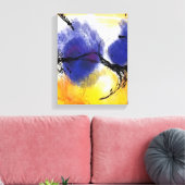 RothkoまたはPollock v8不明 キャンバスプリント (インサイチュ (リビング))