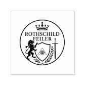 Rothschild-Feiler-Illuminati-Stempel セルフインキングスタンプ (デザイン)