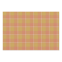 Roti and Japonica Plaid Tan Peach