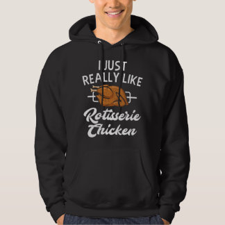 Rotisserie Chicken Apparel - Funny Chicken Lover D パーカ