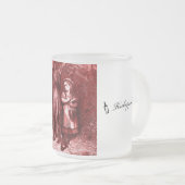 Rotkäppchen – Little Red Riding Hood – Glühwein フロストグラスマグカップ (正面右)