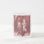 Rotkäppchen – Little Red Riding Hood – Glühwein フロストグラスマグカップ (中央)