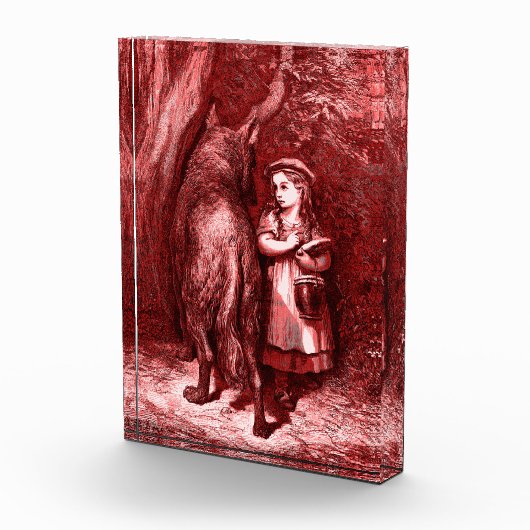 Rotkäppchen Little Red Riding Hood – Grimm Märchen フォトブロック (右)