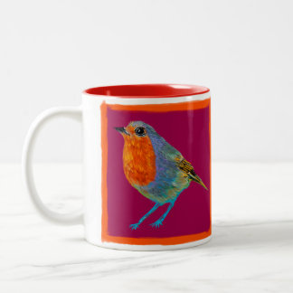 Rotkehlchen Tasse ツートーンマグカップ
