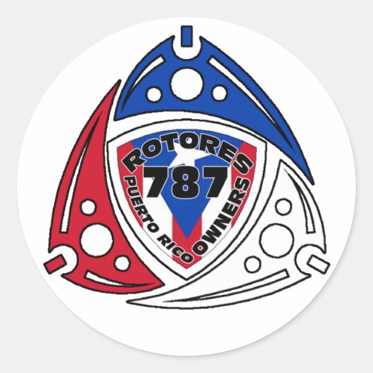 RotoreS PR Owners ラウンドシール (正面)